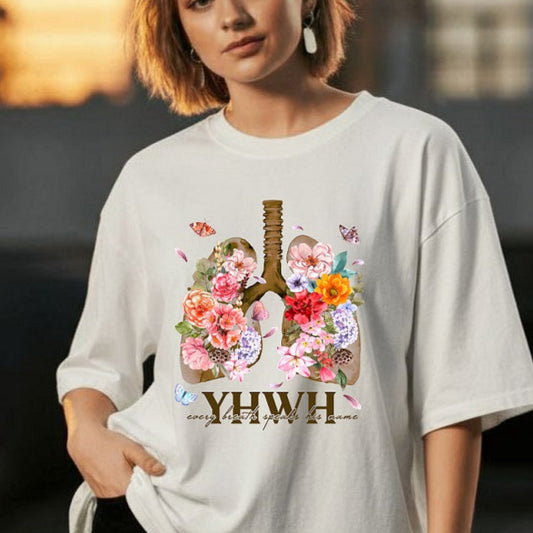 YHWH Breath - Premium Soft T-Shirt Wht/Blk/Beige