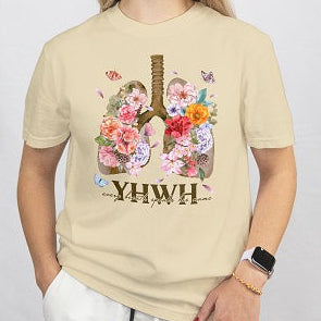 YHWH Breath - Premium Soft T-Shirt Wht/Blk/Beige
